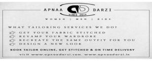 Online Tailor in Delhi | Apnaa Darzi