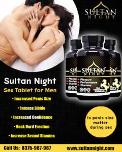 Sex tablet for men that helps in penis enlargement