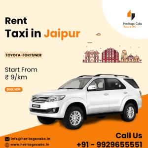 Book taxi in Jaipur for same day Tour